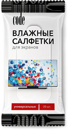 Лот: 24526128. Фото: 1. Влажные салфетки для экранов Code... Другое (аксессуары)