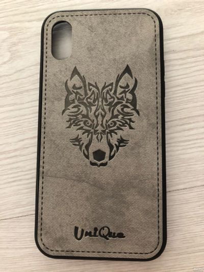 Лот: 15427686. Фото: 1. Чехол iPhone X (волк). Чехлы, бамперы