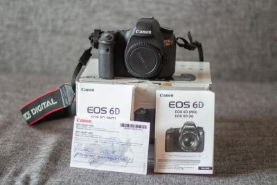 Лот: 16369565. Фото: 1. Canon 6d body полный комплект. Цифровые зеркальные