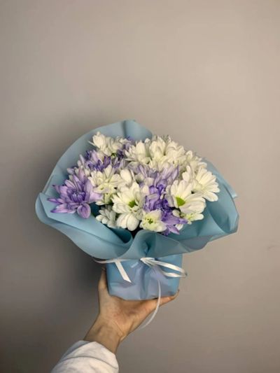 Лот: 25527869. Фото: 1. 8. Композиция из живых цветов. Свежие цветы