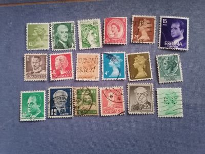 Лот: 25079643. Фото: 1. Марки иностранные. Личности 18. Марки