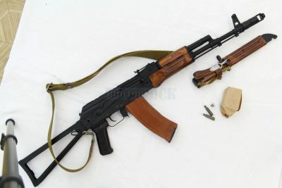 Лот: 6037757. Фото: 1. АКС-74 под стрельбу холостыми... Оружие