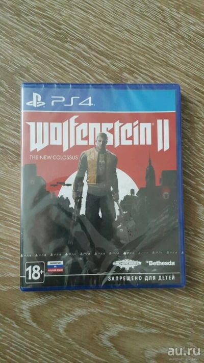 Лот: 10875975. Фото: 1. Wolfenstein 2 new collosus ps4. Игры для консолей