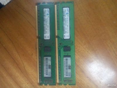 Лот: 10318110. Фото: 1. 4Gb (2+2Gb) DDR3 1333MHz Samsung... Оперативная память