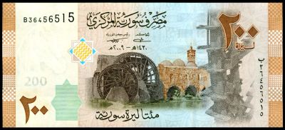 Лот: 18924519. Фото: 1. Сирия 200 фунтов 2009 ПРЕСС. Азия