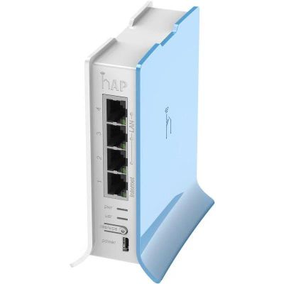 Лот: 14084993. Фото: 1. Маршрутизатор MikroTik hAP lite... Маршрутизаторы (роутеры)