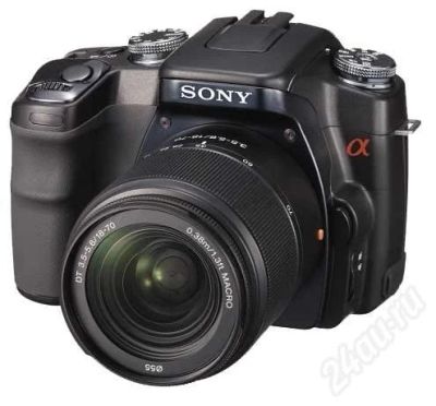 Лот: 186136. Фото: 1. Sony a100 kit. Цифровые зеркальные