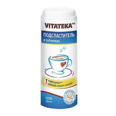 Лот: 24189967. Фото: 1. Vitateka Подсластитель таблетки... Лекарства