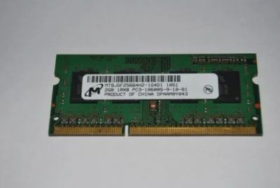 Лот: 6094732. Фото: 1. Micron 2GB SO-DIMM PC3-10600 DDR3... Оперативная память