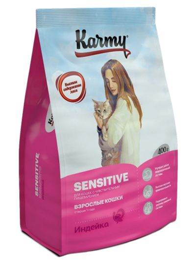 Лот: 19141645. Фото: 1. Karmy (Карми) Sensitive для взрослых... Корма