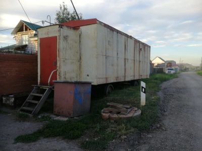 Лот: 13945774. Фото: 1. вагончик на колесах 2,8х8м. Другое (авто, мото, водный транспорт)