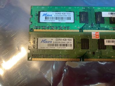 Лот: 19396155. Фото: 1. ASint 8GB 1600MHz DDR-3. Оперативная память