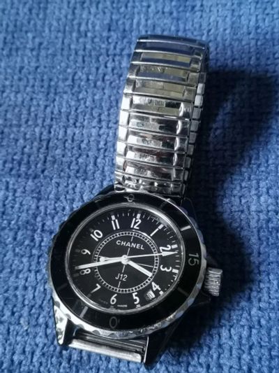 Лот: 25525865. Фото: 1. часы наручные Chanel черные. Оригинальные наручные часы