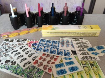 Лот: 6741151. Фото: 1. Набор гель лаков Shellac Bluesky... Лак для ногтей