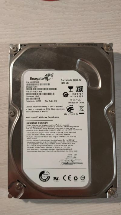 Лот: 18714807. Фото: 1. Жесткий диск Seagate Barracuda... Жёсткие диски (HDD)