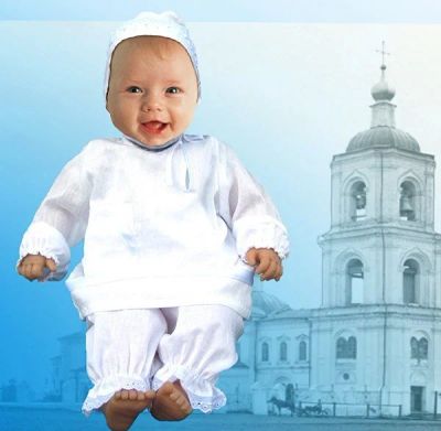 Лот: 11647074. Фото: 1. Детский набор для крещения. Крестильный... Платья, сарафаны