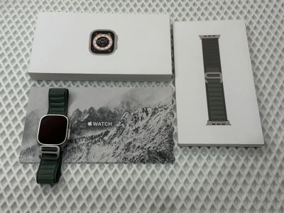 Лот: 24923359. Фото: 1. Часы Apple Watch Ultra Titanium... Смарт-часы, фитнес-браслеты, аксессуары