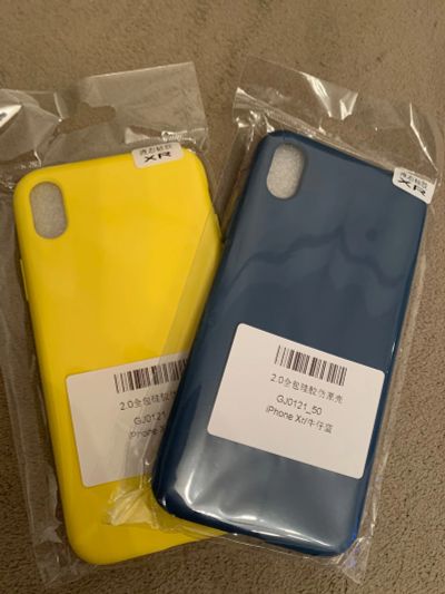 Лот: 15526890. Фото: 1. Новый Чехол на Apple XR синий. Чехлы, бамперы