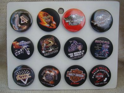 Лот: 9745222. Фото: 1. Комплект байкерских значков Harley... Аксессуары