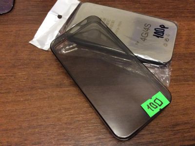 Лот: 8789958. Фото: 1. чехол силикон Iphone 4 / 4s прозрачный... Чехлы, бамперы