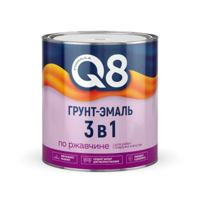 Лот: 25394966. Фото: 1. Грунт-эмаль Formula Q8, по ржавчине... Краски, лаки, растворитель