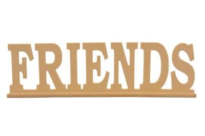 Лот: 4672707. Фото: 1. Деревянная надпись *Friends* на... Другое (ручная работа)