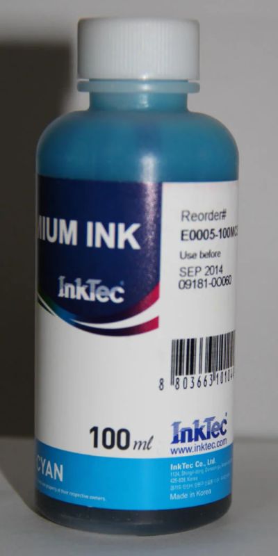 Лот: 4282299. Фото: 1. Чернила InkTec E0005-100MLC Цвет... Картриджи, расходные материалы