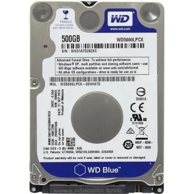 Лот: 16063870. Фото: 1. Жесткий диск WD Blue Mobile 500Gb... Жёсткие диски