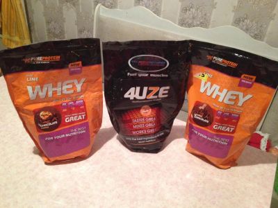 Лот: 4939728. Фото: 1. Whey pure protein вкус double... Спортивное питание, витамины