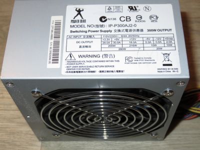 Лот: 20844176. Фото: 1. Блок питания 300W Power Man IP... Корпуса, блоки питания