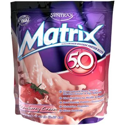 Лот: 3448579. Фото: 1. Протеин Syntrax Matrix 5.0. Спортивное питание, витамины