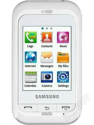 Лот: 2610137. Фото: 1. SAMSUNG-C3300 White. Кнопочные мобильные телефоны