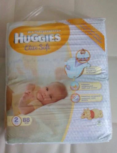 Лот: 5457257. Фото: 1. Детские подгузники Huggies Elite... Детская гигиена