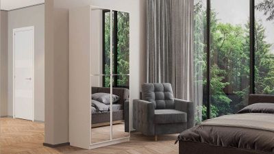 Лот: 24618282. Фото: 1. Шкаф двухдверный Noble 90 см... Шкафы, шкафы-купе