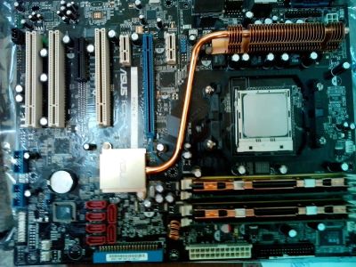 Лот: 3315985. Фото: 1. ASUS M2N-E + AMD Athlon 64 X2... Материнские платы
