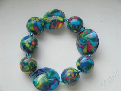 Лот: 565734. Фото: 1. Изделия из полимерной глины браслет... Браслеты