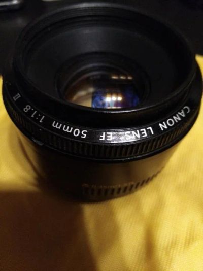 Лот: 15928841. Фото: 1. Объектив Canon EF 50mm f/1.8 II. Объективы