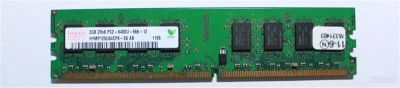 Лот: 1650203. Фото: 1. DDR2 2Гб PC6400 Hunix ECO. Протестировано... Оперативная память