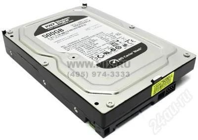Лот: 1419979. Фото: 1. HDD WD 500Gb / 32Mb cache. Жёсткие диски (HDD)