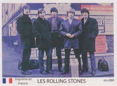 Лот: 10614884. Фото: 1. Rolling Stones коллекционная карточка... Наклейки, фантики, вкладыши
