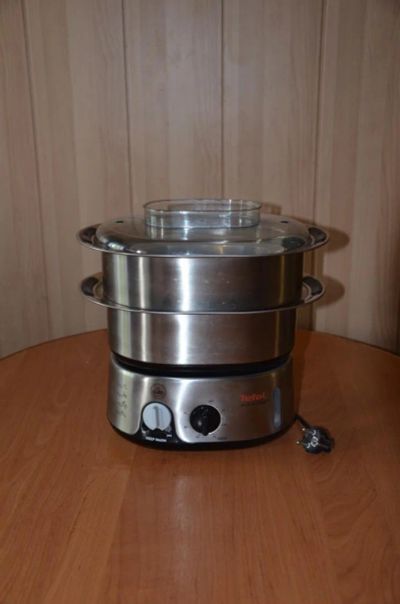 Лот: 4249825. Фото: 1. Пароварка Tefal VC 1017 (возможен... Кухонная