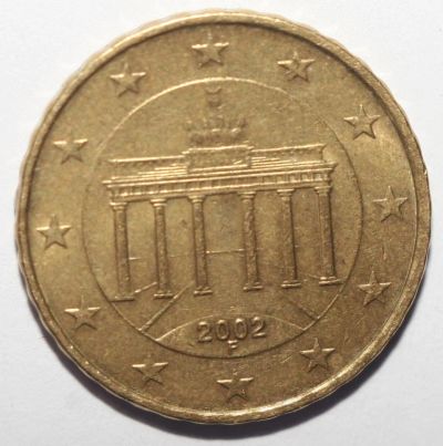 Лот: 8368145. Фото: 1. 10 евроцентов 2002 год. Германия... Европа