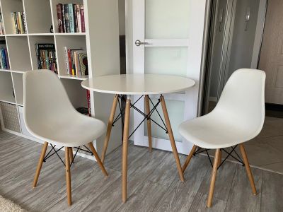 Лот: 17057886. Фото: 1. Комплект стол EAMES DSW D80 и... Столы, стулья, обеденные группы