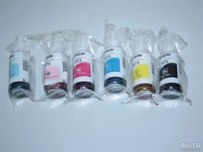 Лот: 15472446. Фото: 1. Оригинальные чернила Epson L800... Картриджи, расходные материалы