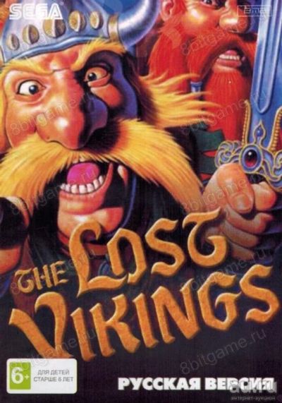 Лот: 13344485. Фото: 1. LOST VIKINGS Картридж Sega + Обмен... Игры для консолей