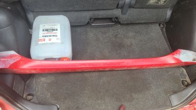 Лот: 25377555. Фото: 1. Спойлер Toyota Funcargo (красный... Кузов