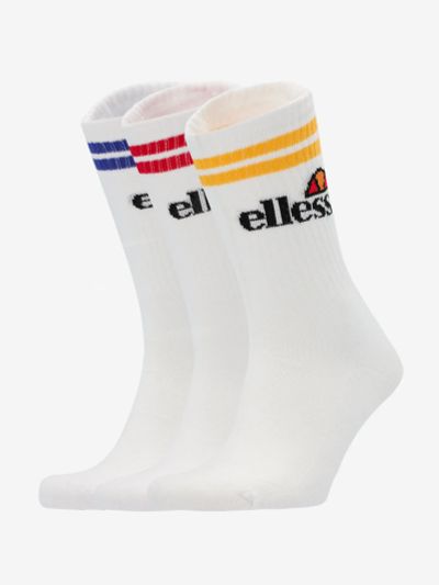 Лот: 22838692. Фото: 1. Носки Ellesse Pullo, 3 пары, Белый. Другое (спортивная одежда)