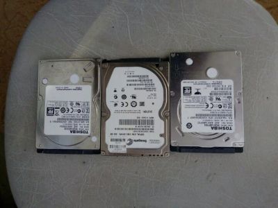 Лот: 10982553. Фото: 1. 3 неисправных hdd одним лотом. Жёсткие диски (HDD)