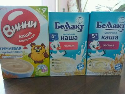 Лот: 10119322. Фото: 1. Каши детские молочные. Готовые блюда