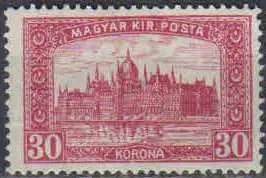 Лот: 25022000. Фото: 1. 1920-1924. Венгрия. Парламент... Марки